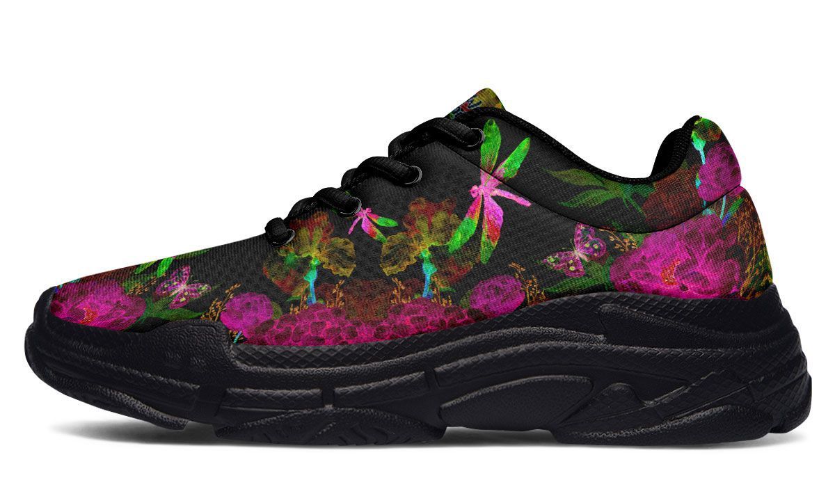 Chunkysneakers-105flowersanddragonflyblack02372-Blk-YWV-STR1.jpg